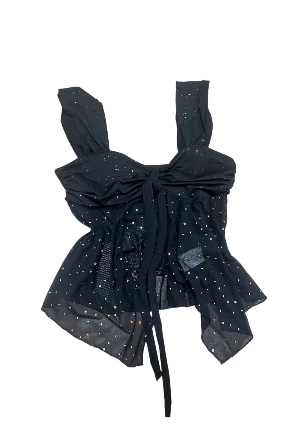 글리터 쉬폰 슬리브리스 상품이미지1