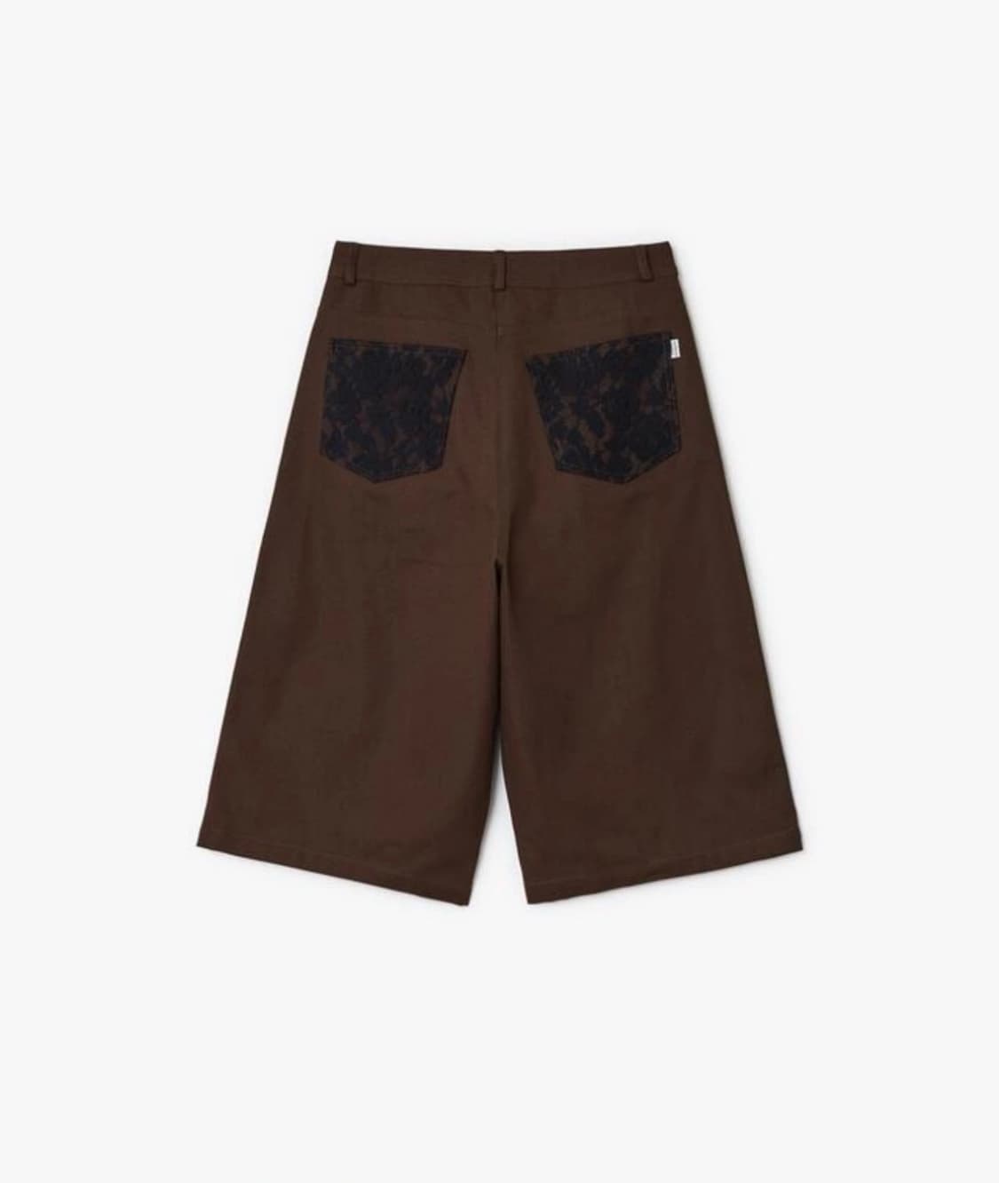 썬번프로젝트 | Lace Burmuda Pants, BROWN, S사이즈 상품이미지3