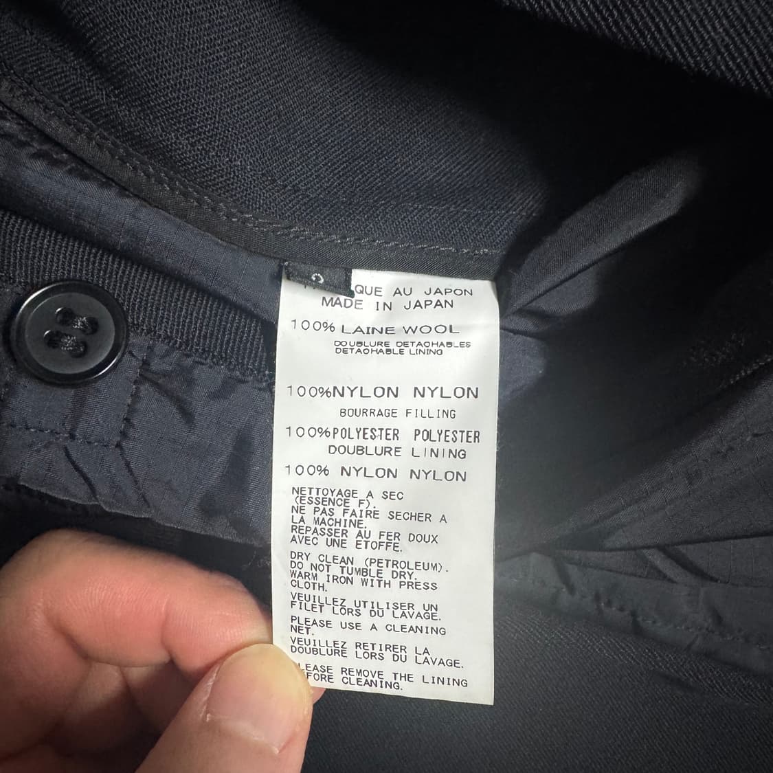 Yohji Yamamoto Regulation wool coat  상품이미지10