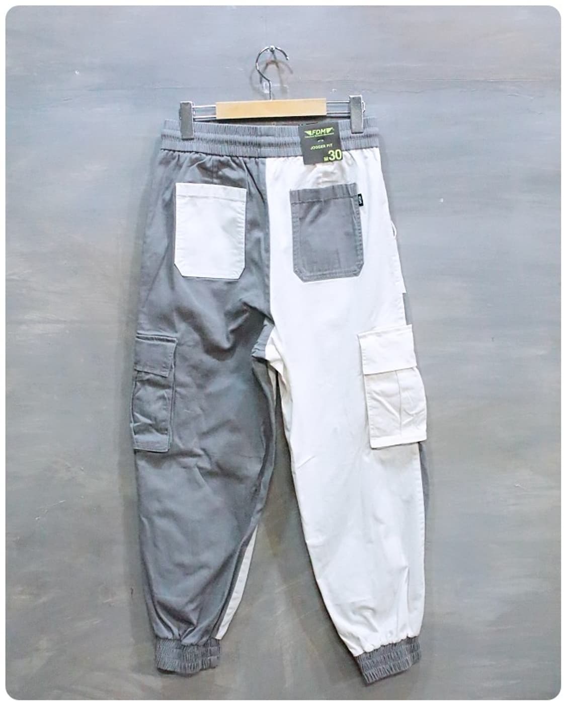 FDM 컬러 믹스 조거 밴딩 팬츠 M (미사용) 상품이미지2