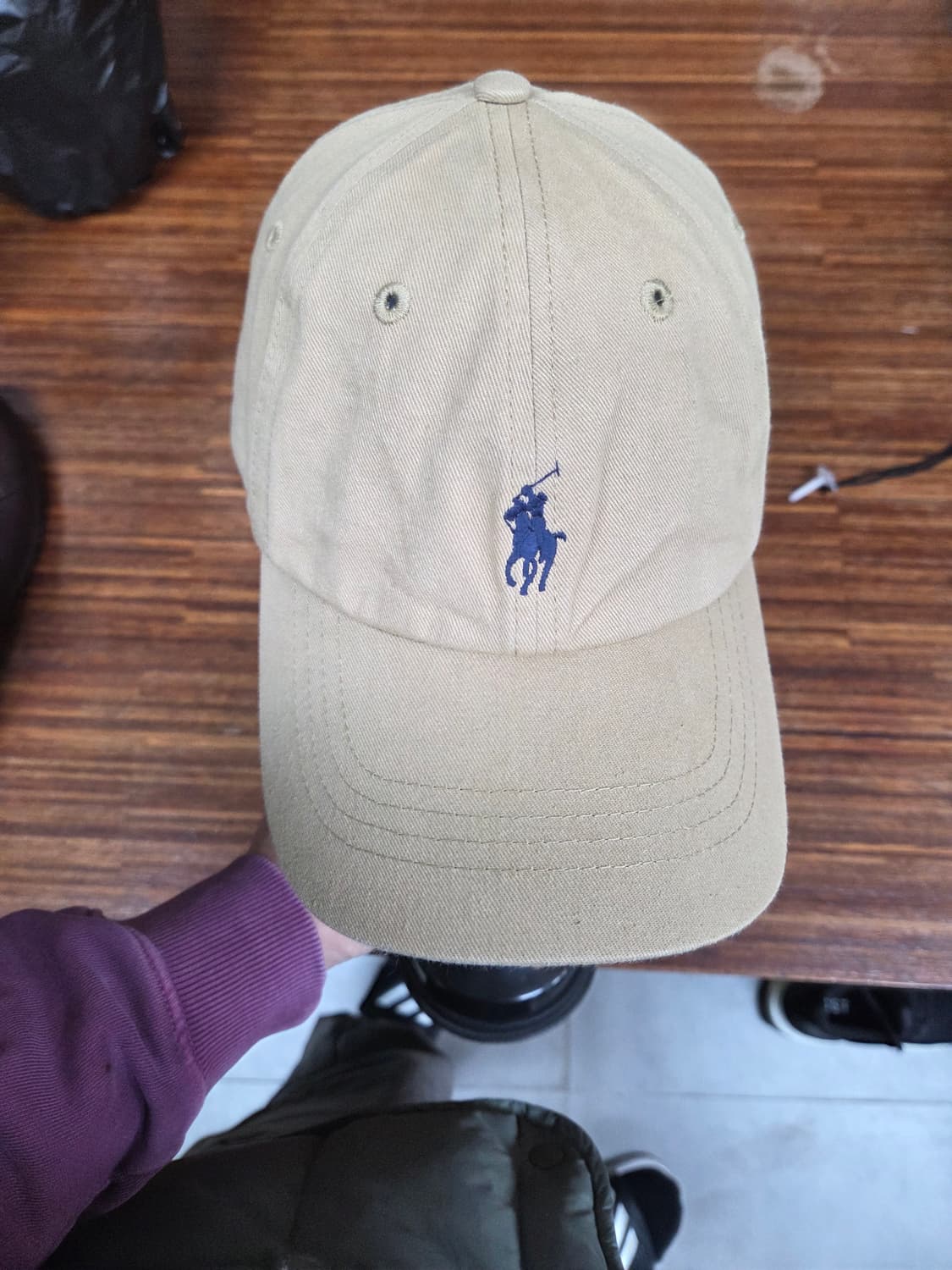 폴로랄프로렌 모자 베이지 프리 상품이미지1