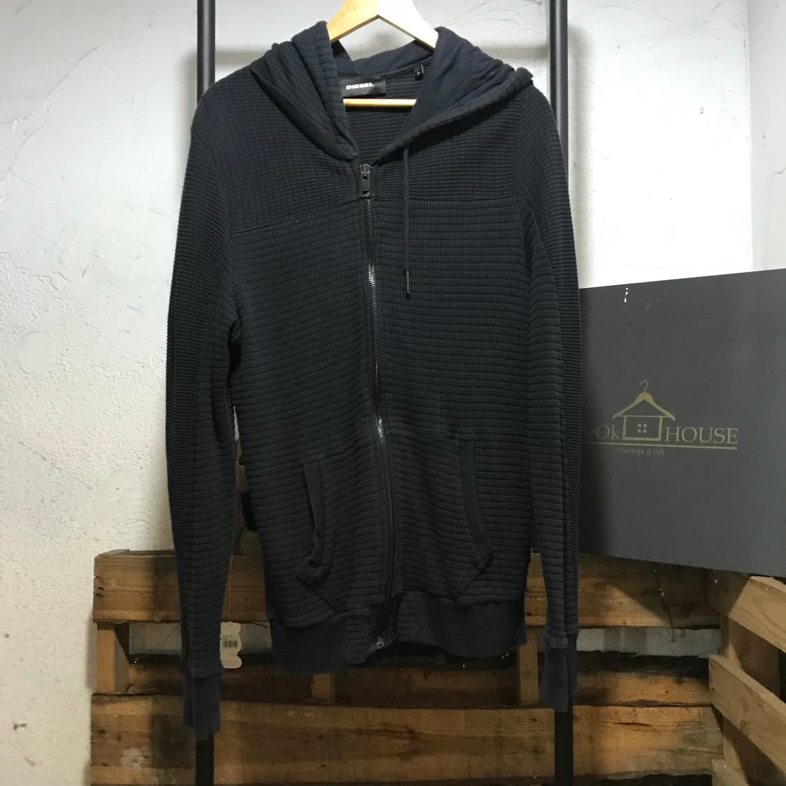 Diesel knit oversize hoodie zip-up 상품이미지1