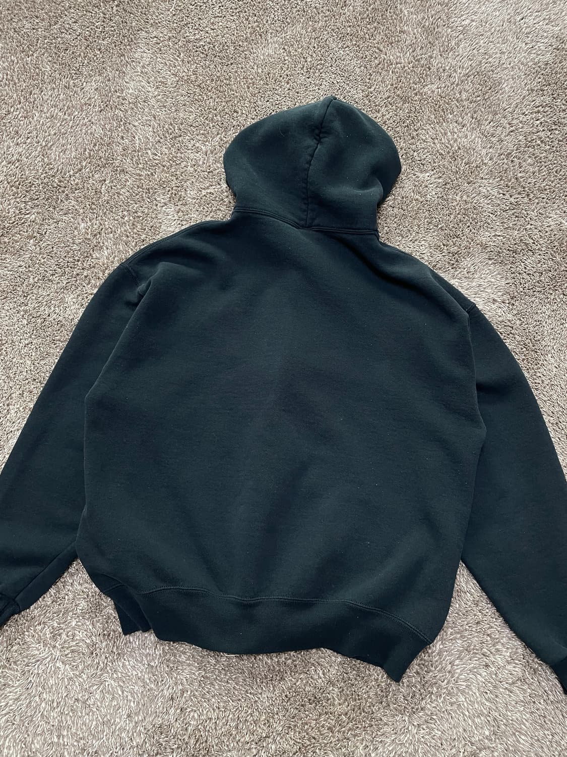 90s russell athletic hoodie zip BLK 상품이미지5