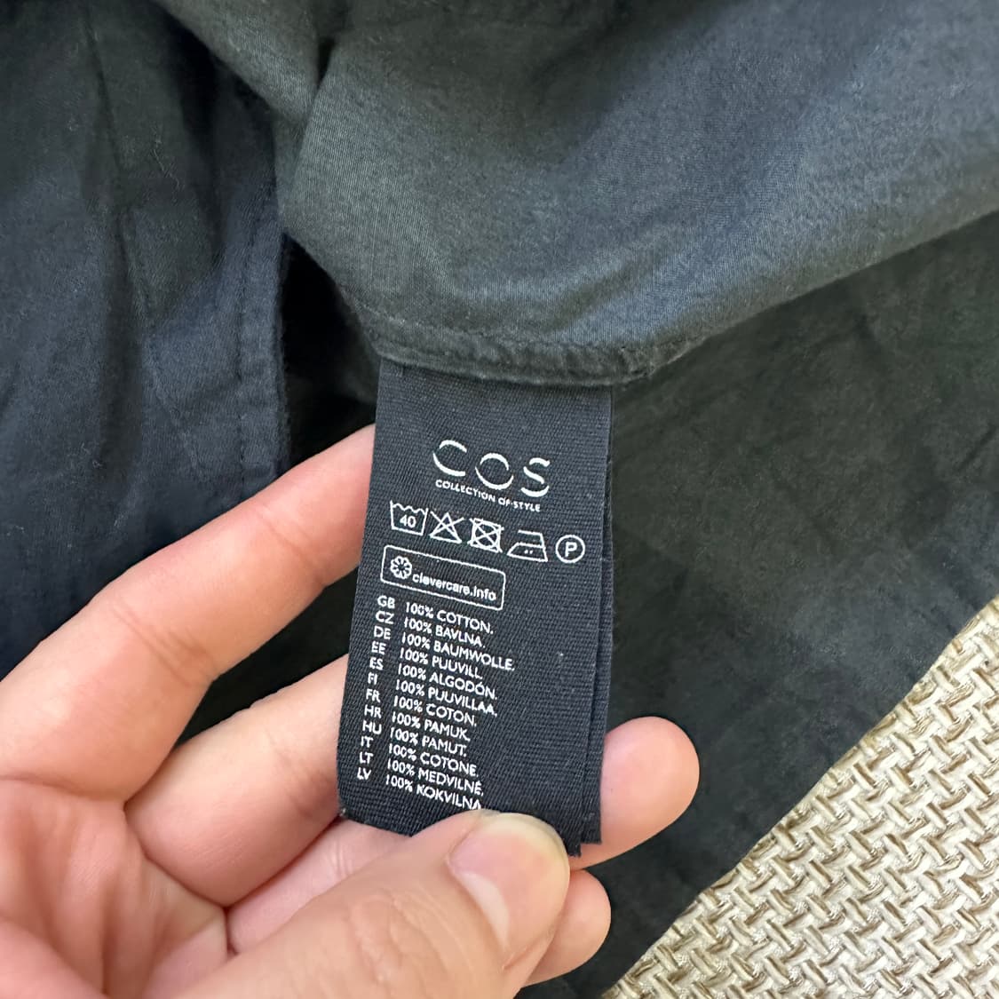 S  코스 벨티드 블랙 원피스 0420D 상품이미지3