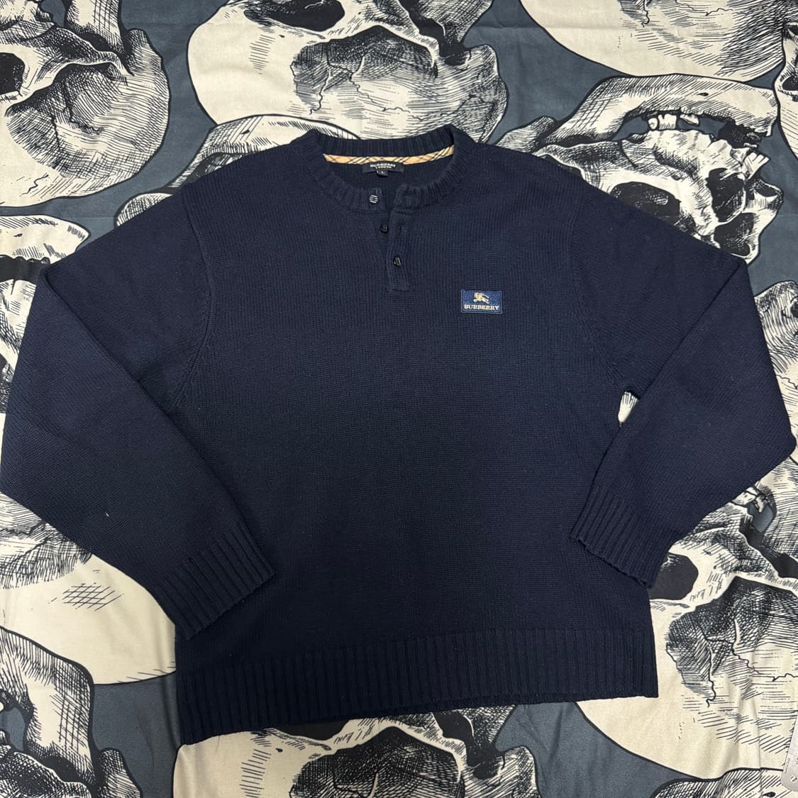 버버리 올드스쿨 니트 L사이즈 상품이미지1