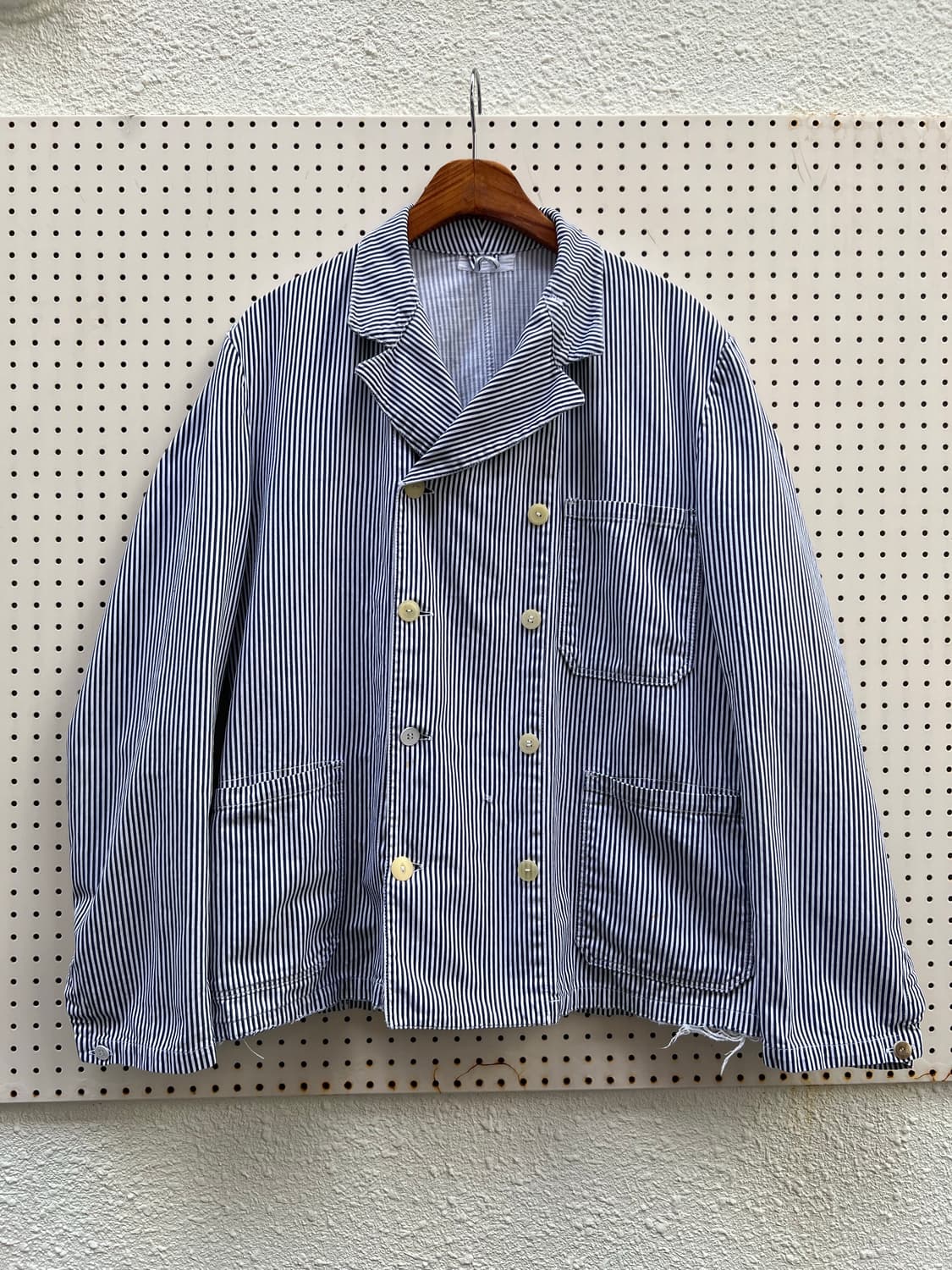 OLD FRENCH STRIPE 더블브레스트 빈티지프렌치워크자켓 상품이미지1