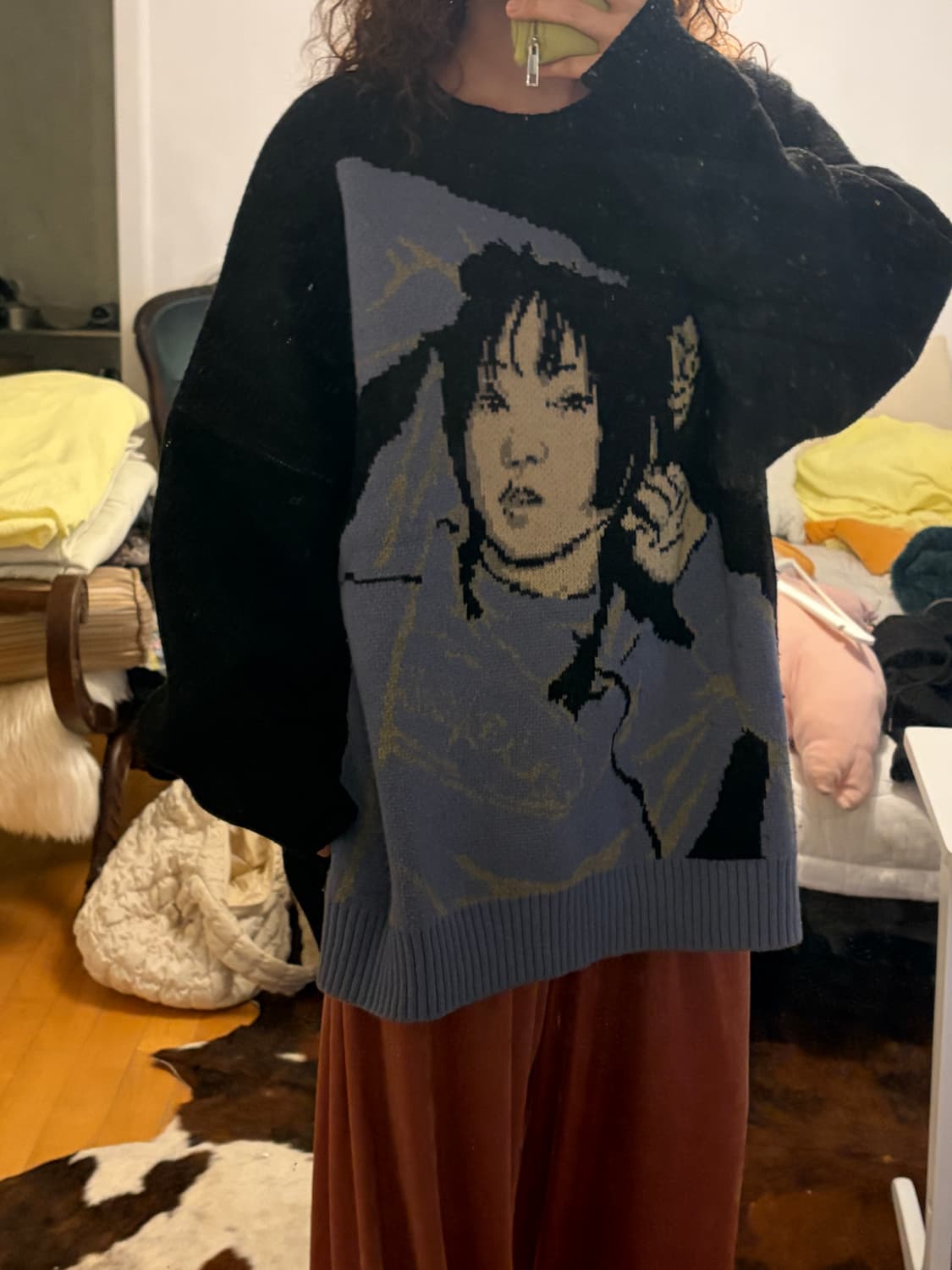 아조바이아조 오버핏니트 상품이미지5