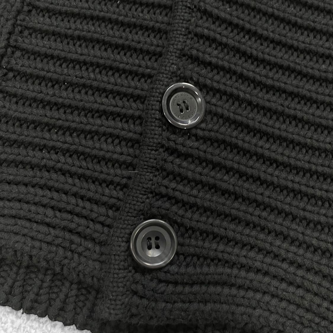 버버리 Burberry 블랙라벨 숄 카라 니트 가디건 블랙 상품이미지6