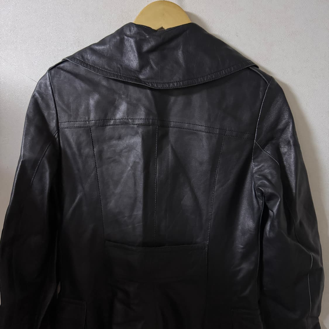 버버리 램스킨 트렌치 견장코트 USA4사이즈 (여성 55정도) 상품이미지4