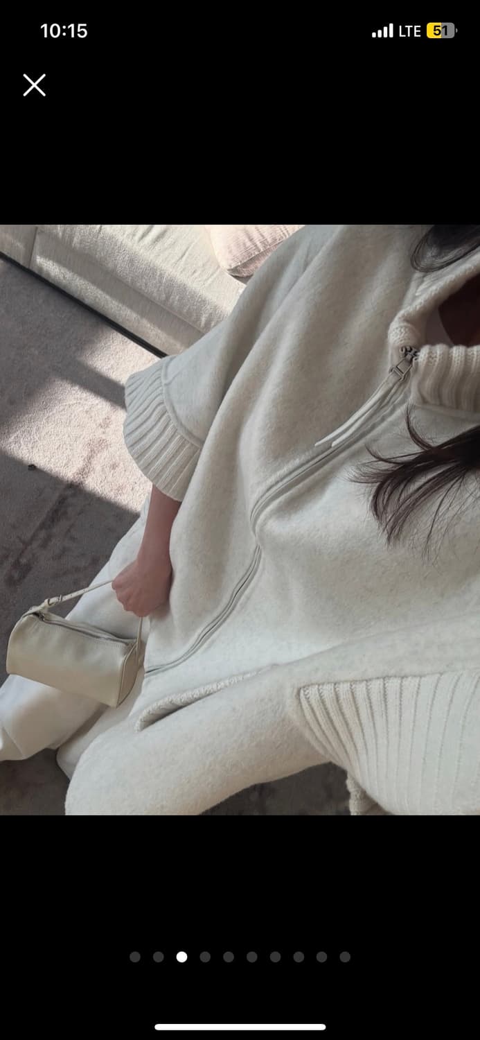 울 니트 하프코트 상품이미지3