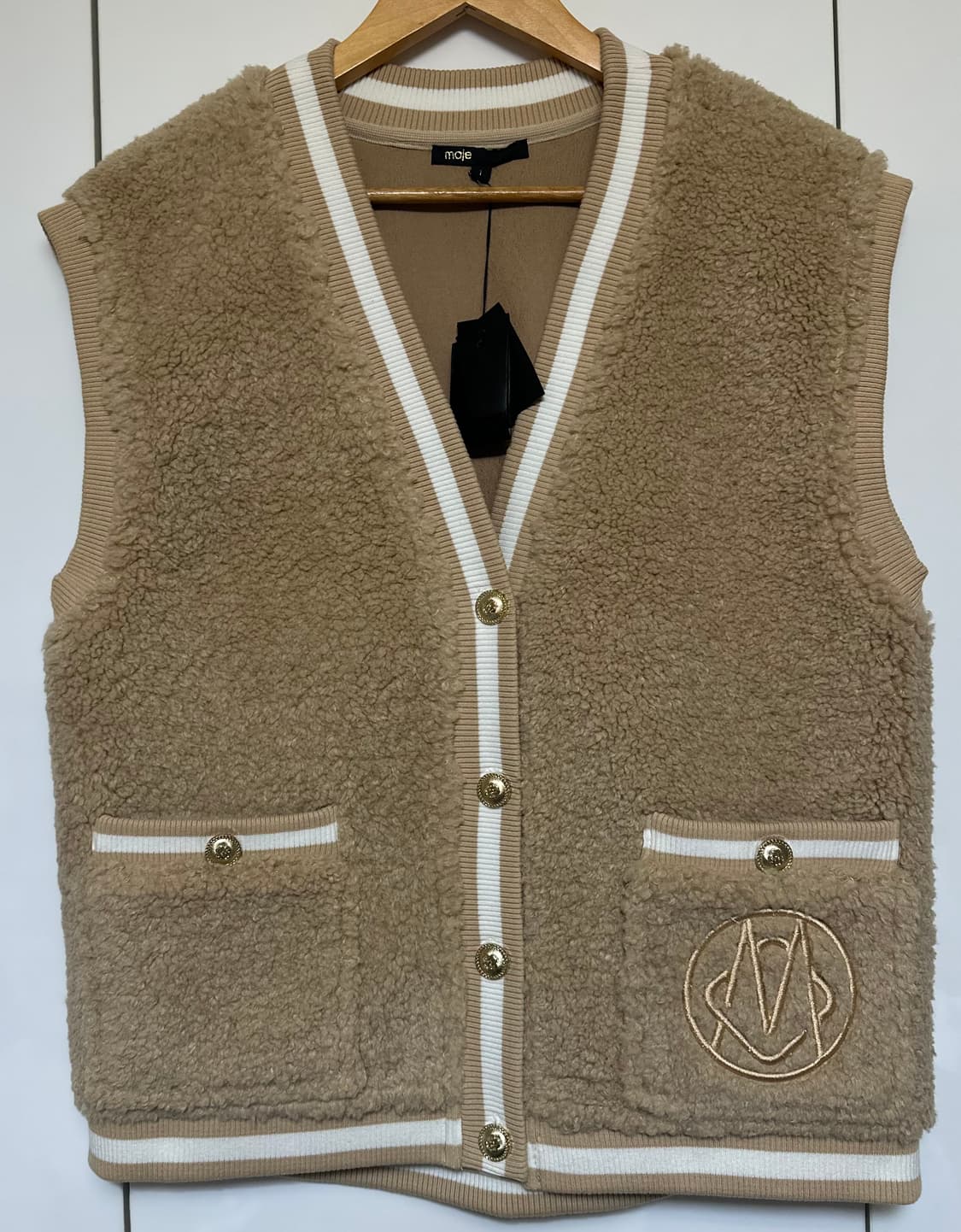 maje 마쥬 브라운 뽀글이 베스트 상품이미지1