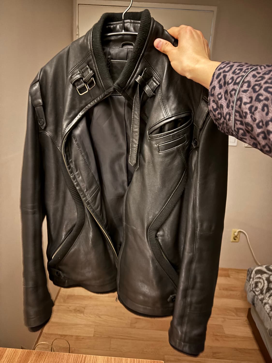 빈티지 레더 자켓 상품이미지1