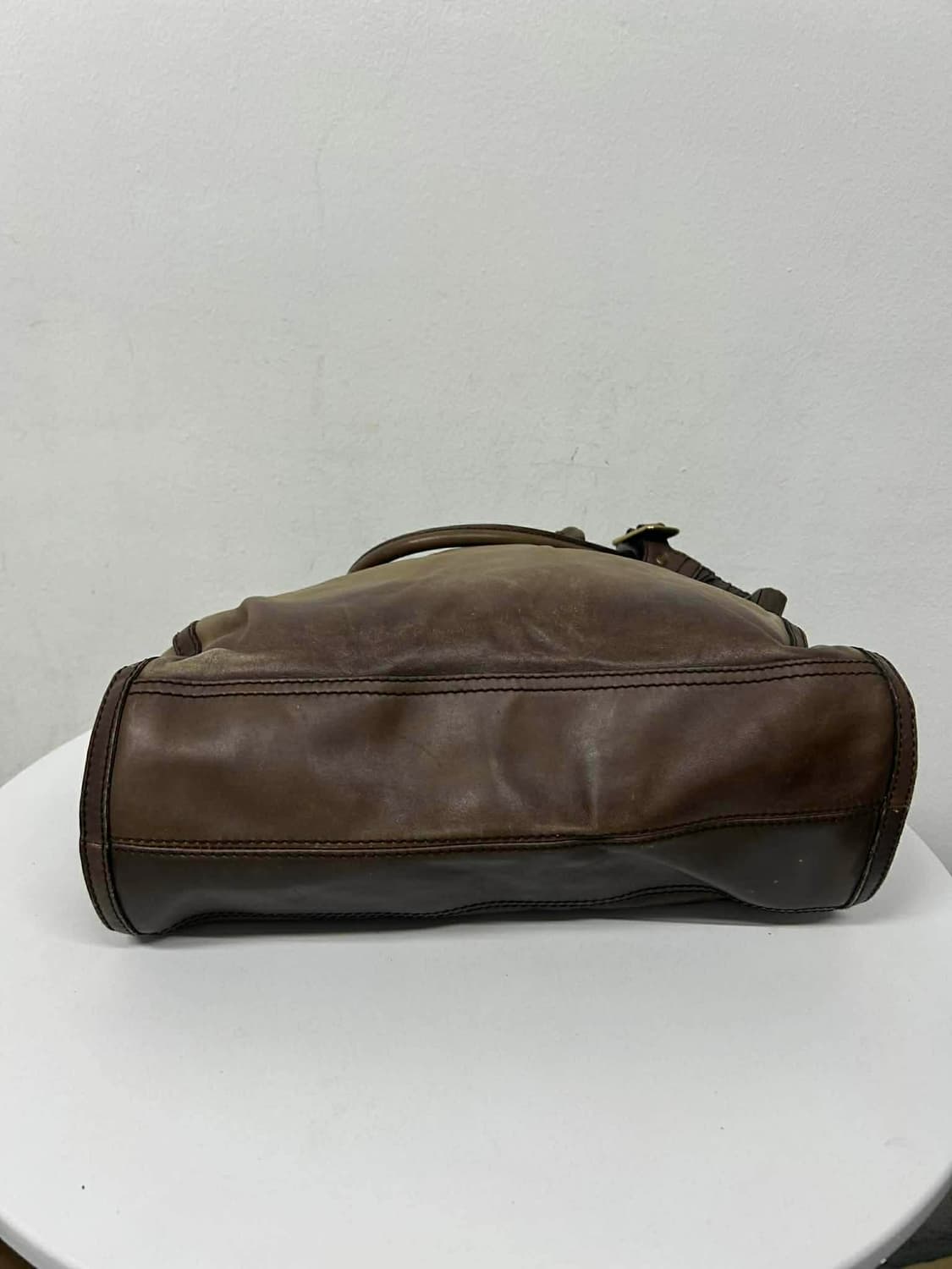 버버리 빈티지 레더 숄더백 토트백 상품이미지4