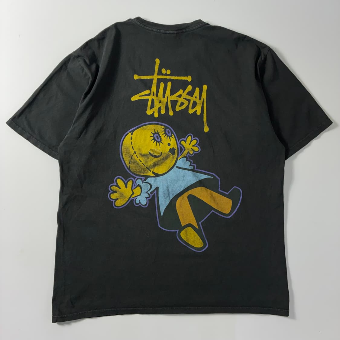 Stussy  스투시 돌리 피그먼트 다이드 차콜 반팔티셔츠 상품이미지2