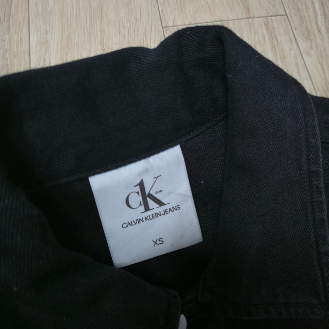 캘빈클라인 블랙 흑청 트러커 데님 자켓 상품이미지3