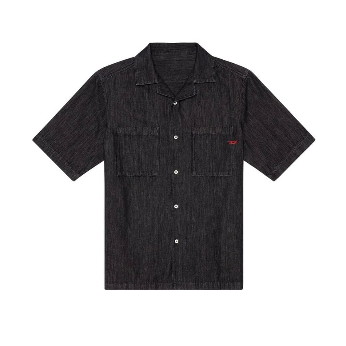 XL 디젤 D PARO SHORT 블랙 데님 청 반팔 셔츠 남방 상품이미지1