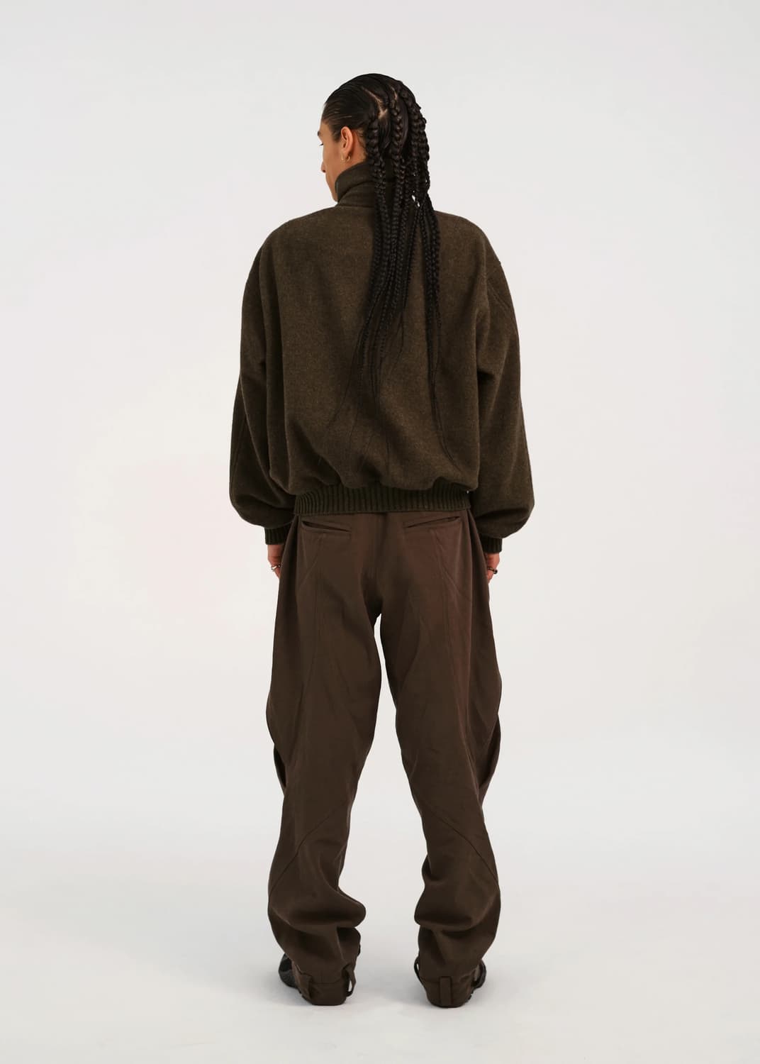 Hyein seo 울 봄버 재킷 카키 3사이즈 상품이미지4