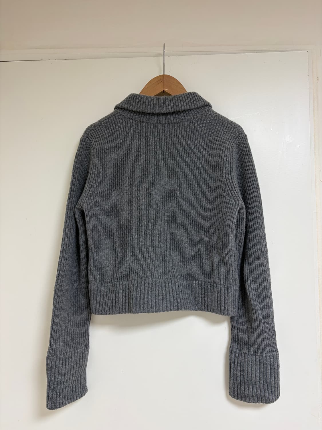 더바넷 Grey Charlotte Double knit cardigan 상품이미지3
