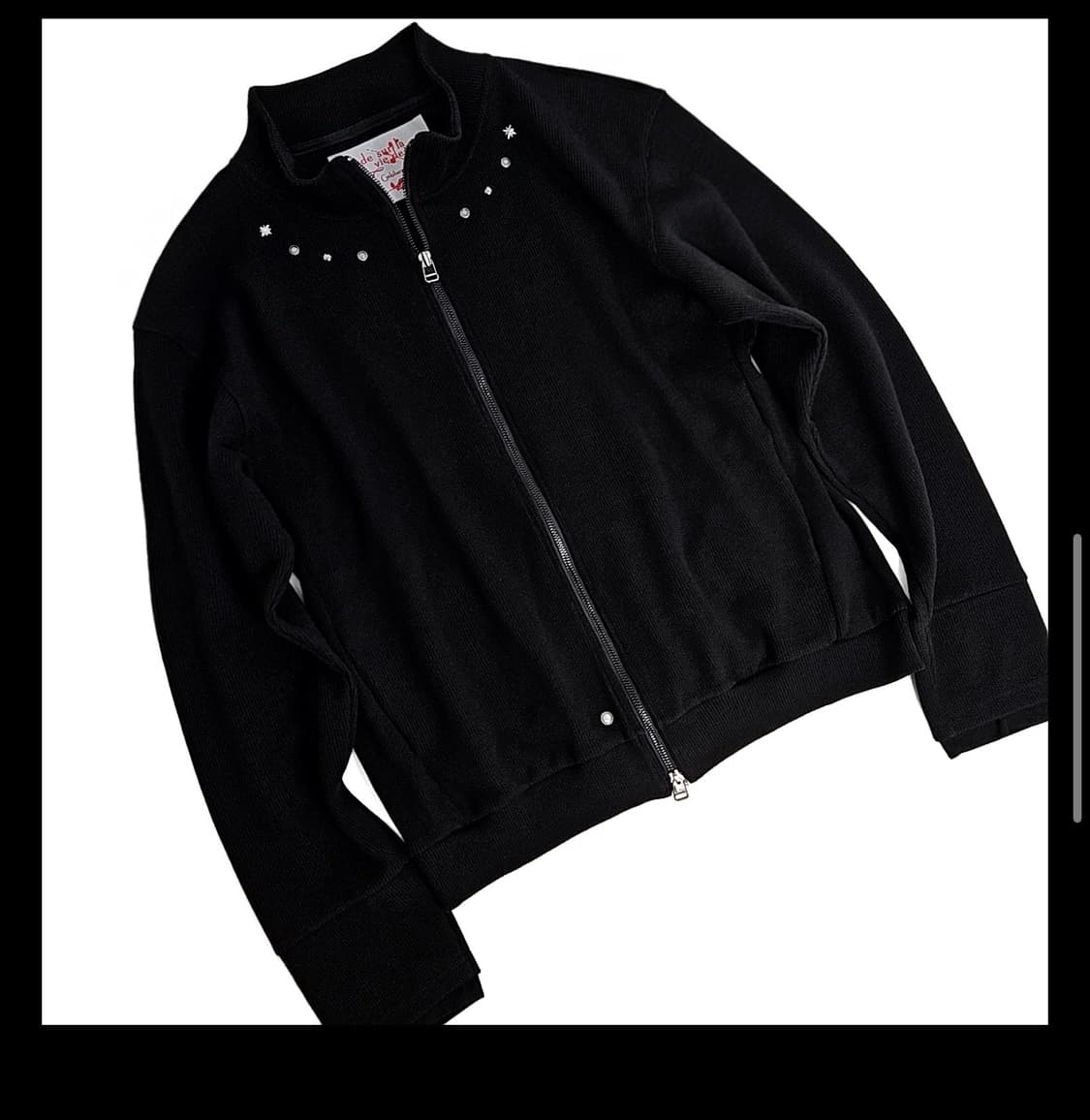 Defka western rivet layered sleeve zipup 상품이미지2