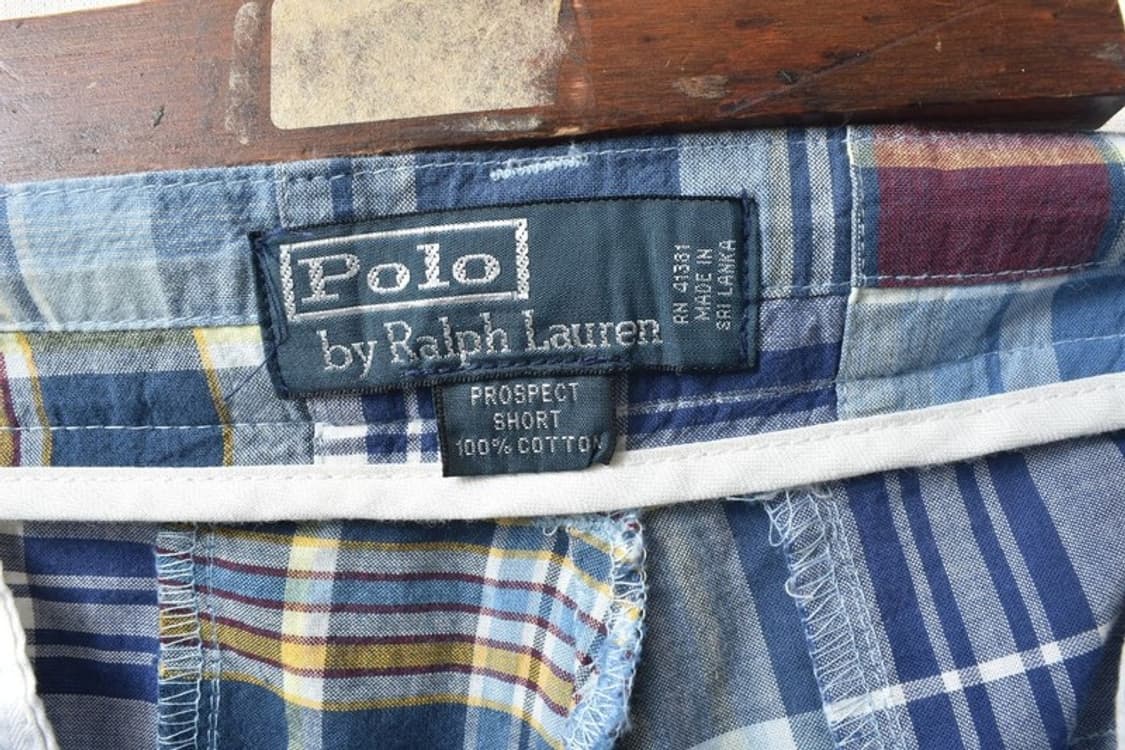 폴로 랄프로렌 패치워크 마드라스 쇼츠 반바지 40 M0250 상품이미지8