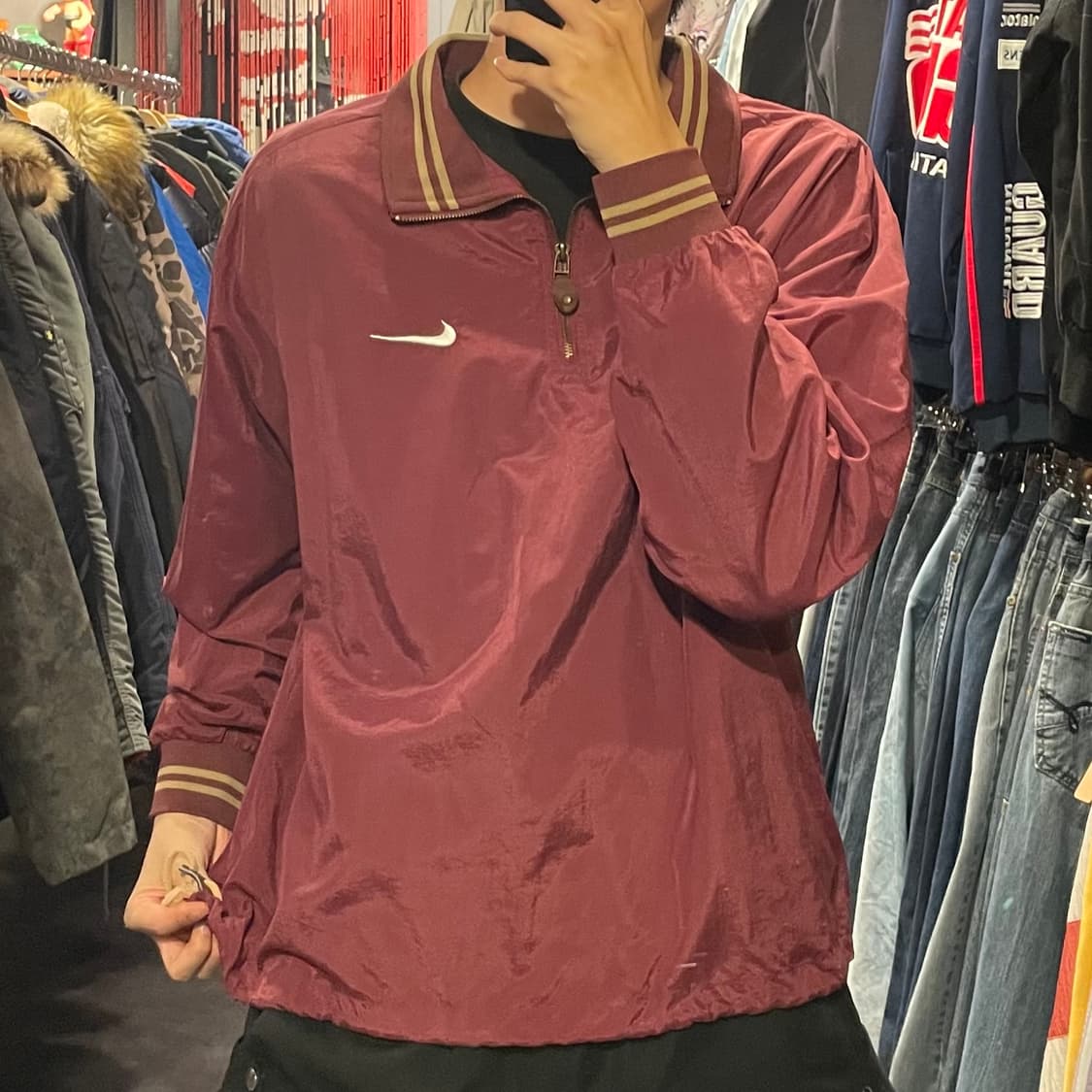 [IM] Nike 나이키 아노락 버건디 웜업 상품이미지2