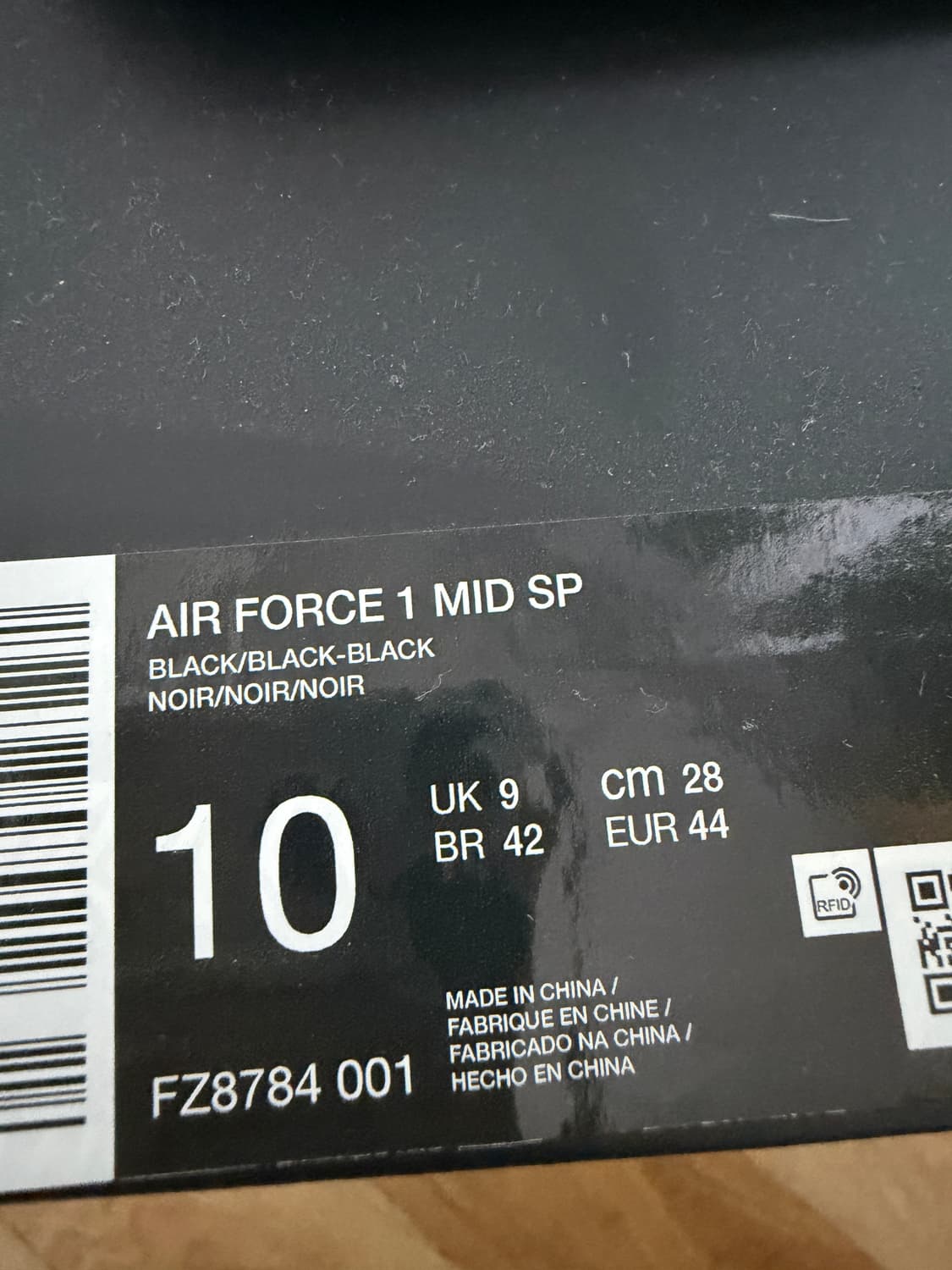 (새상품) 슈프림 포스 미드 블랙 상품이미지3