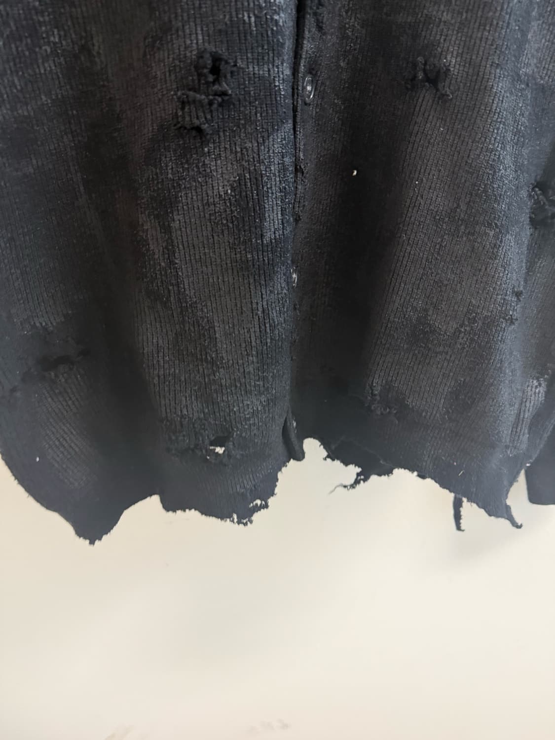 Distressed vintage oil wax coating 가디건 상품이미지10