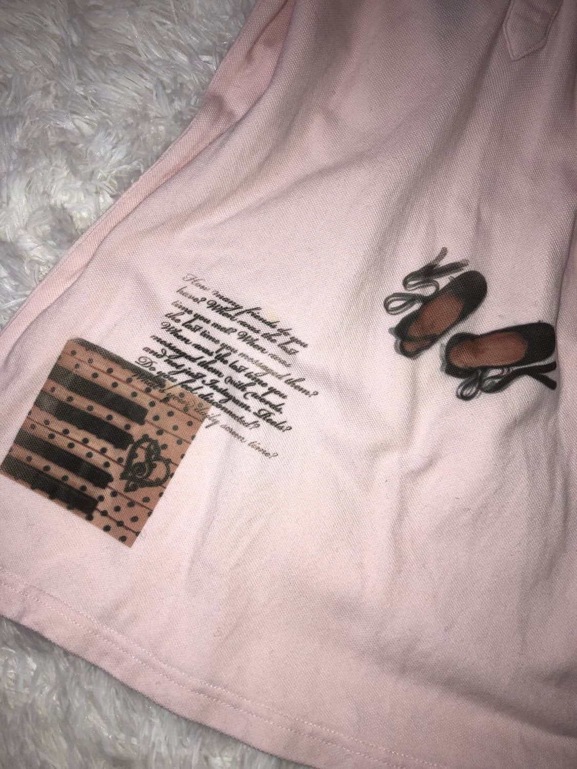 pink check piano top 상품이미지4