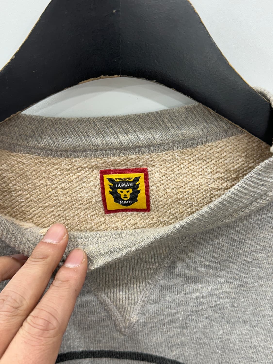 휴먼메이드 스웻셔츠 그레이 XL 상품이미지6