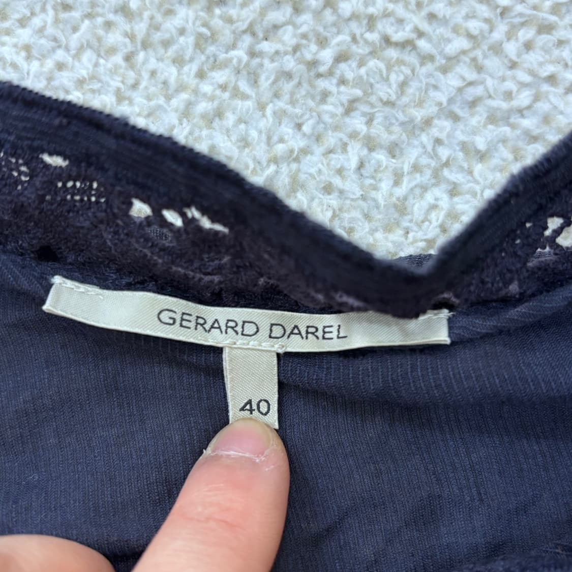 40 제라르다렐 여성 레이스 블라우스 0416E 상품이미지3