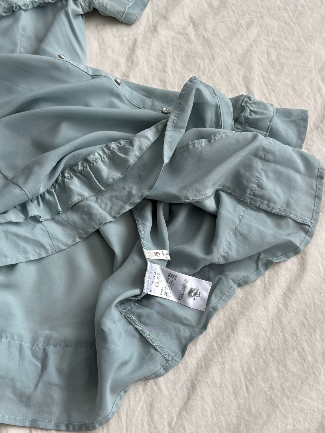 엑시즈팜 에메랄드 앤틱 러블리 오프숄더 원피스 상품이미지10