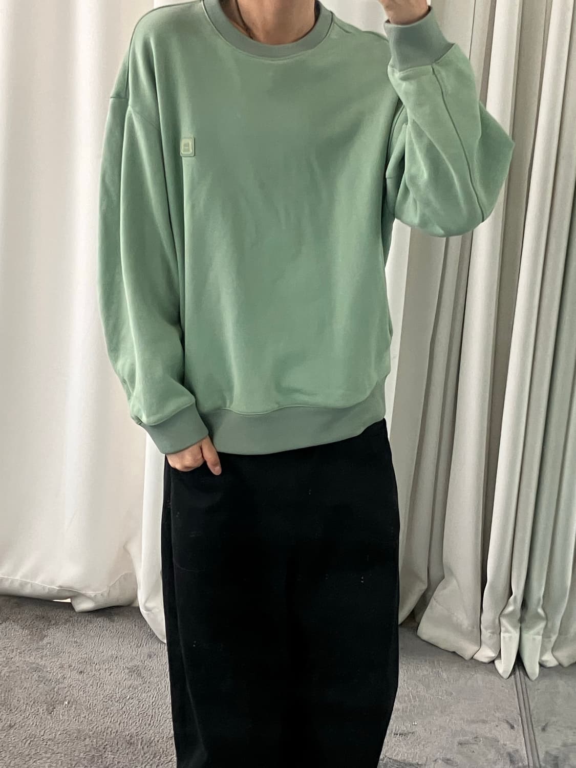 솔리드옴므 로고 스웨트셔츠 50 상품이미지8