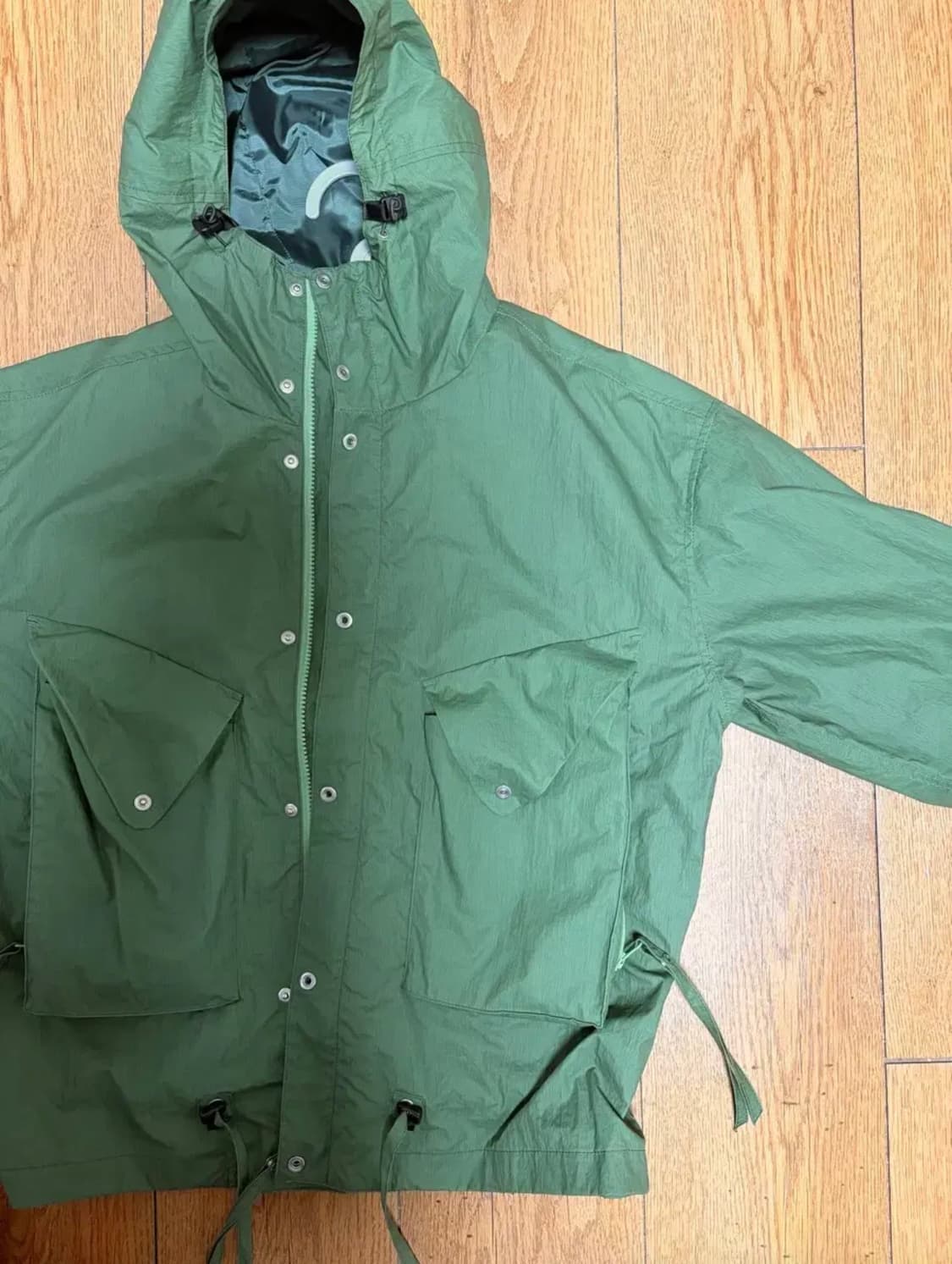 [나우아임영 착용] 언어펙티드 숏 파카 제이드 (M) 상품이미지4