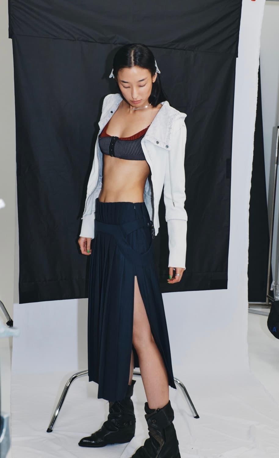 미스치프 ASYMMETRIC HOODIE ZIP-UP 후드집업 상품이미지2