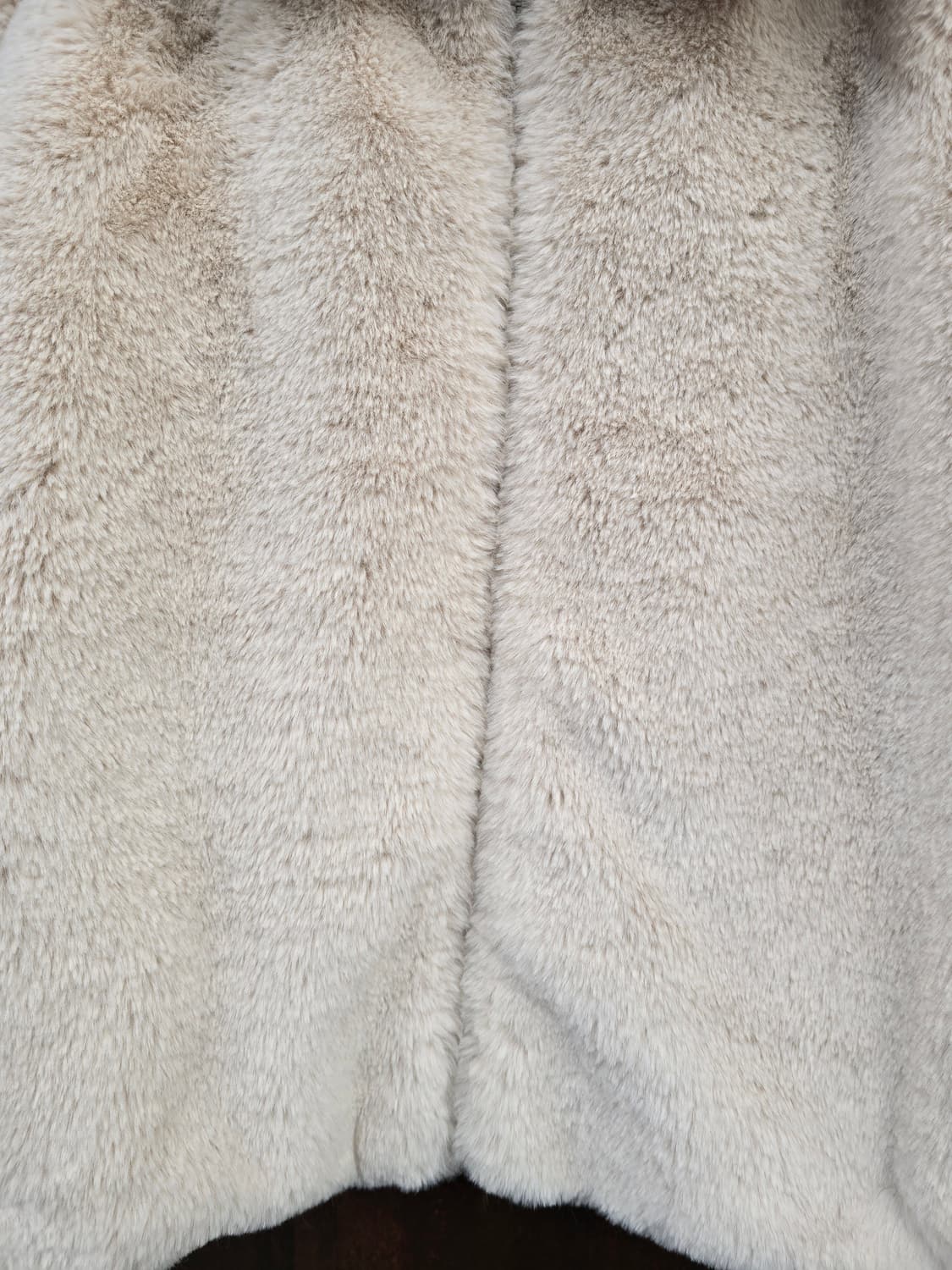 아이보리 퍼 자켓 M 상품이미지4