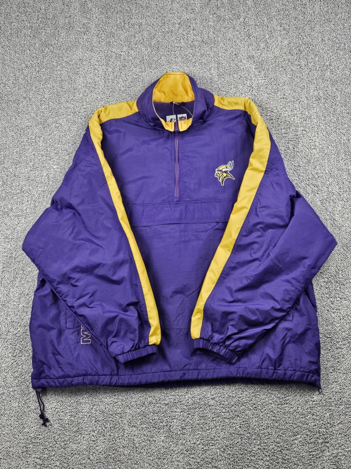 NFL 미네소타바이킹스 로고에슬레틱 하프집업 자켓 (2XL)/ 10171 상품이미지2