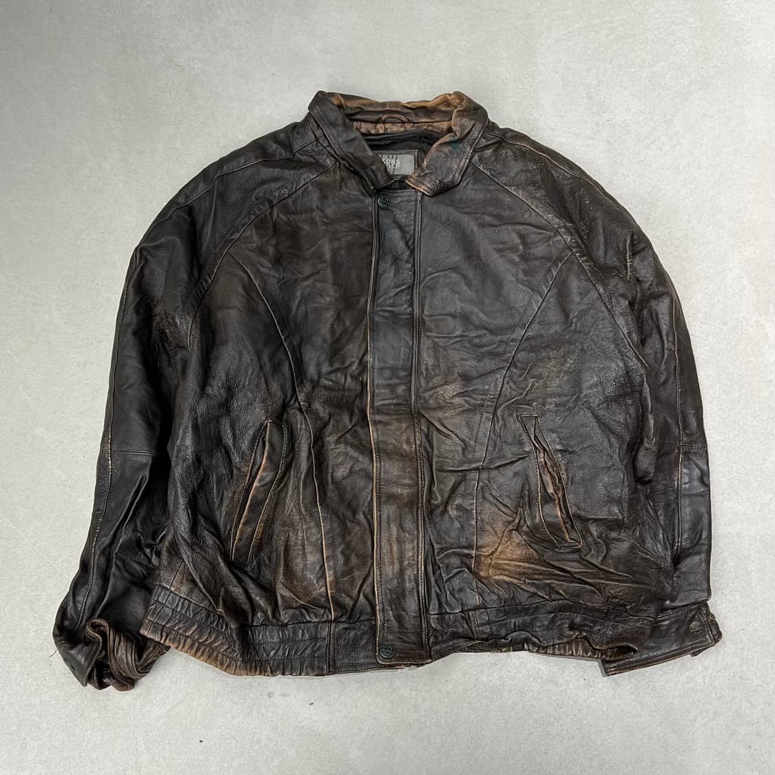 윌슨 레더 브라운 자켓 s09189 상품이미지1