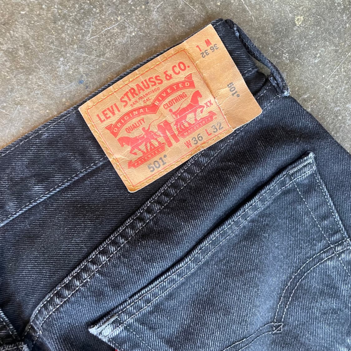 Levi's 501 black 상품이미지7