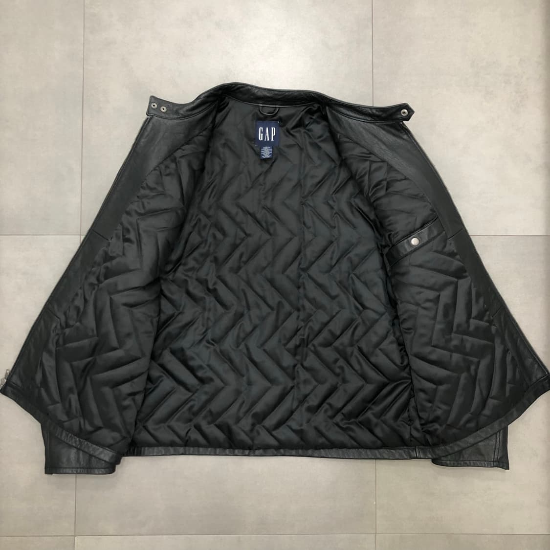 갭 gap 가죽 레더 라이더 자켓 XL 상품이미지2