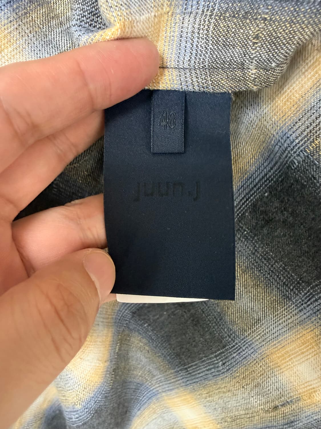 (25SS)준지 그리드 니들 체크 셔츠(8장일괄 구매시 이상품 드립니다) 상품이미지4