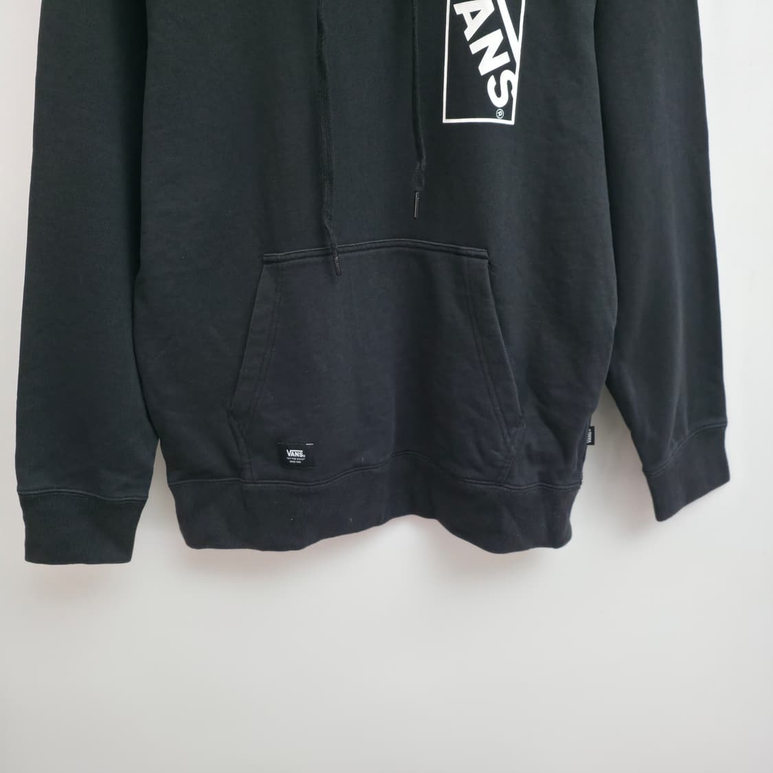 [M] 반스 블랙 후드티 상품이미지3