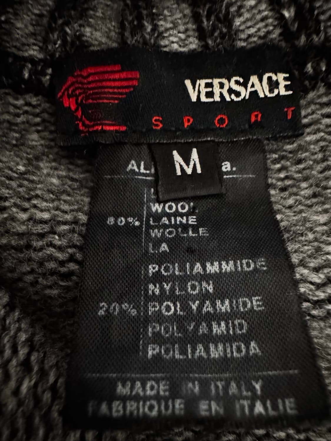 베르사체 반하이넥 목폴라 니트 상품이미지5