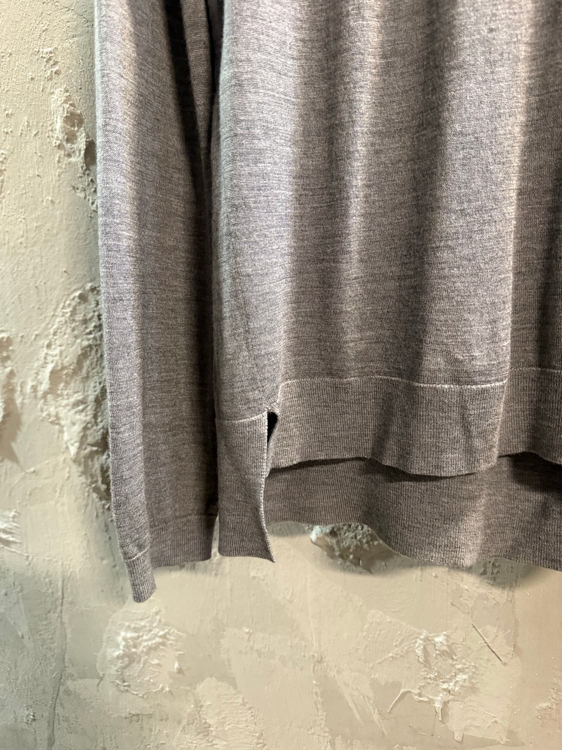 띠어리 theory 헨리넥 울 니트 그레이 M 상품이미지2