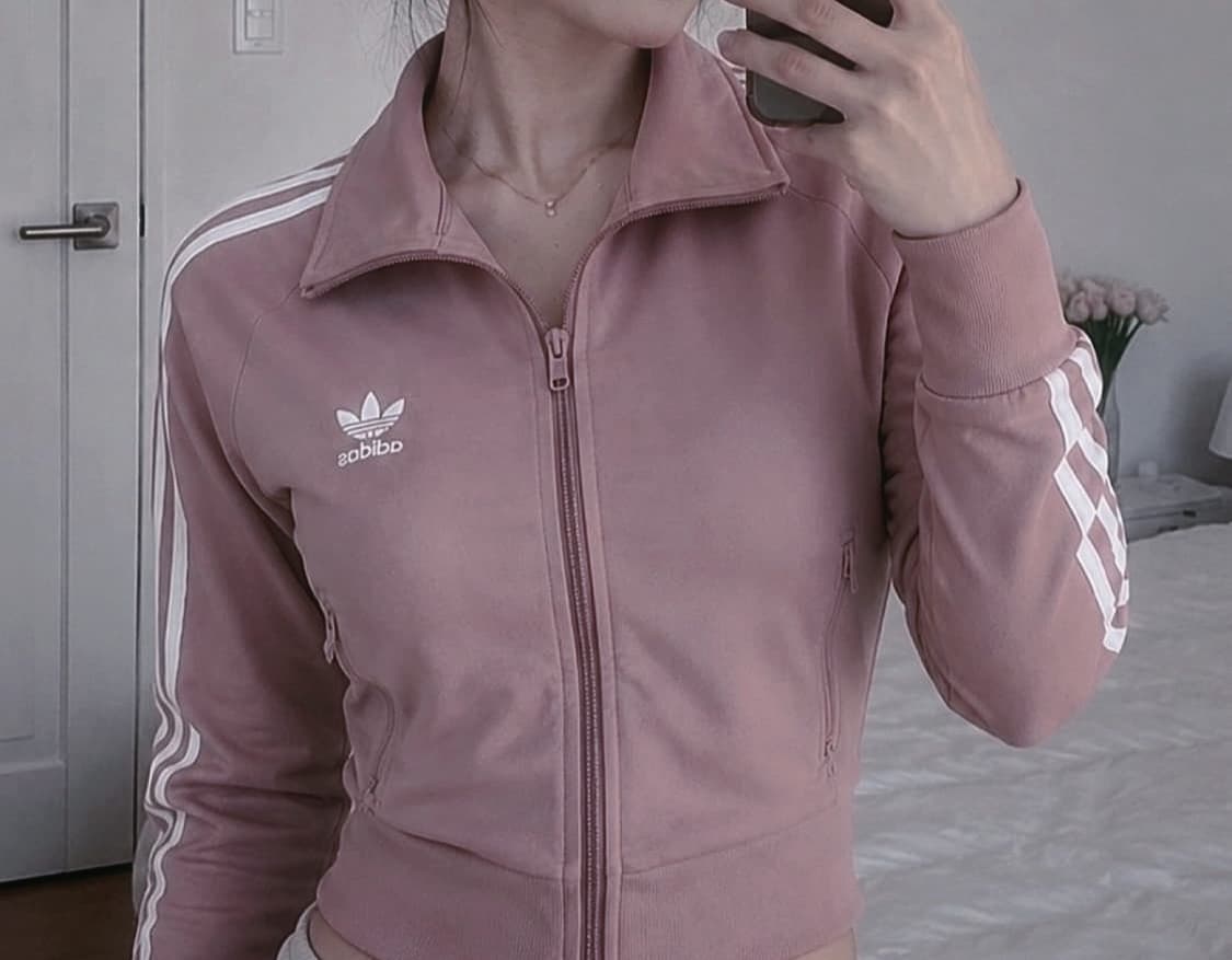 아디다스 크롭 져지 로즈핑크 딥핑크 상품이미지1
