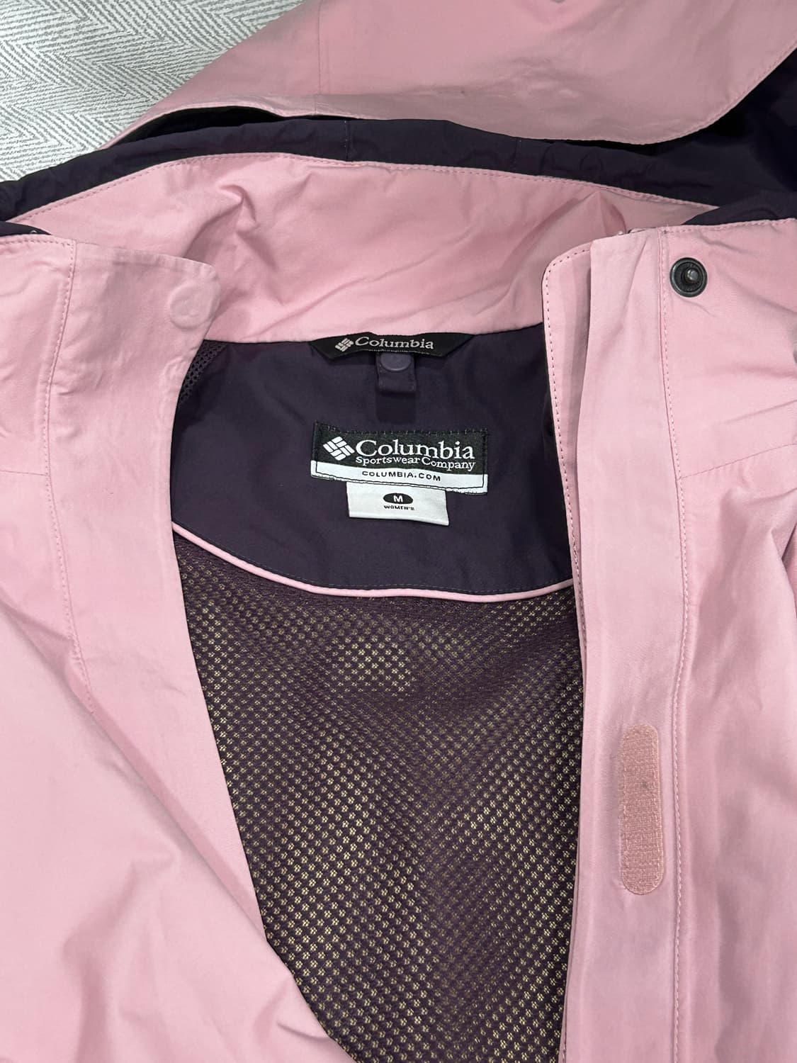 컬럼비아 핑크 고어텍스 바람막이 자켓 여성 M 상품이미지9