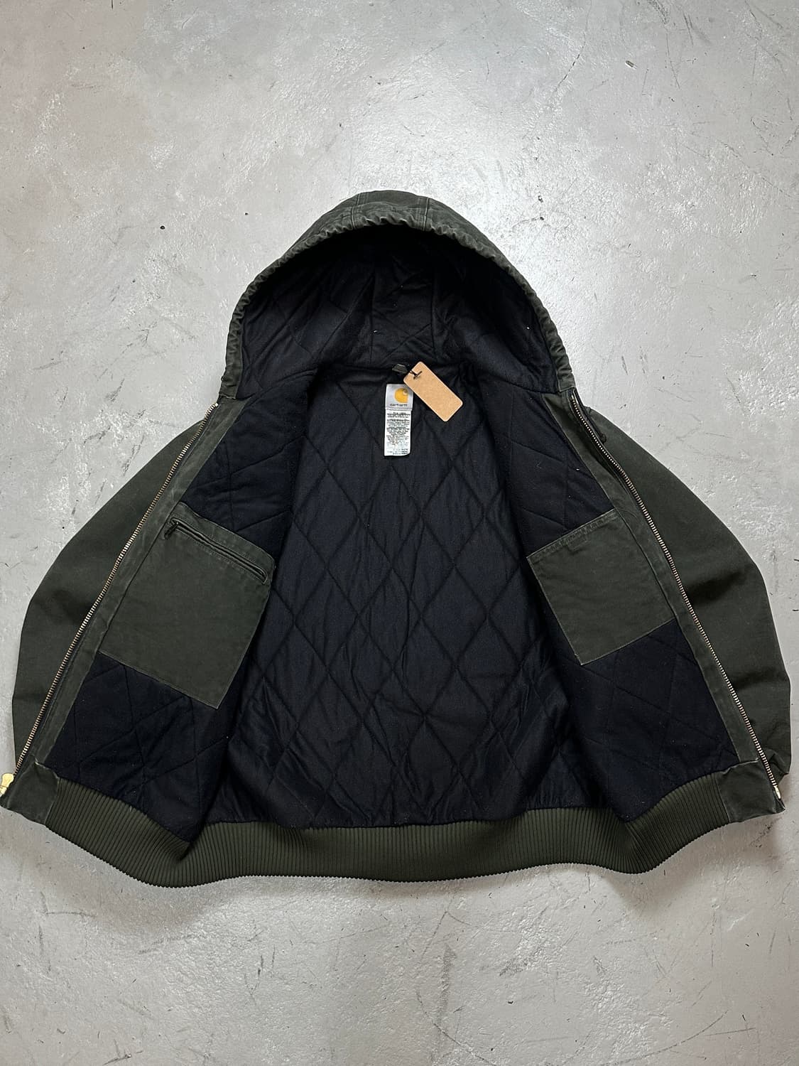 OG 칼하트 J130 액티브 자켓 칼하트 MOS 모스그린 상품이미지8