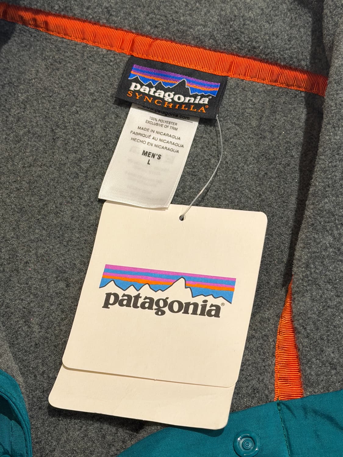 파타고니아 신칠라 리젠 그린 L 새제품 상품이미지2