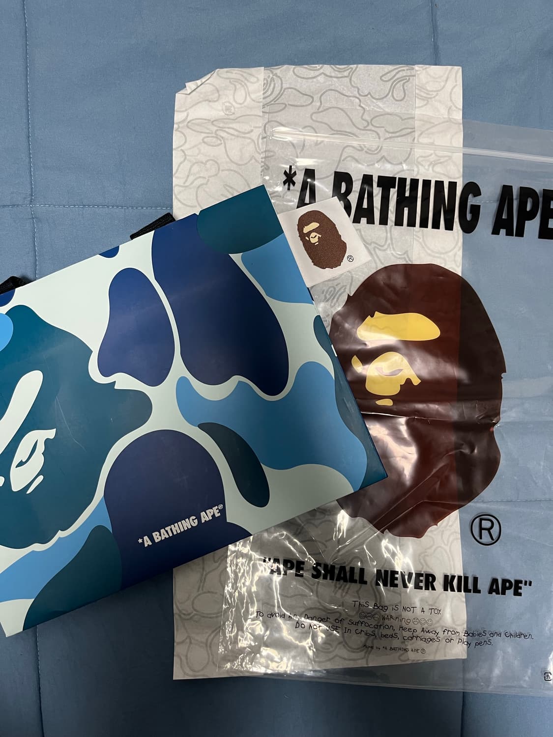 베이프 반팔 L 구성품 있음 상품이미지5