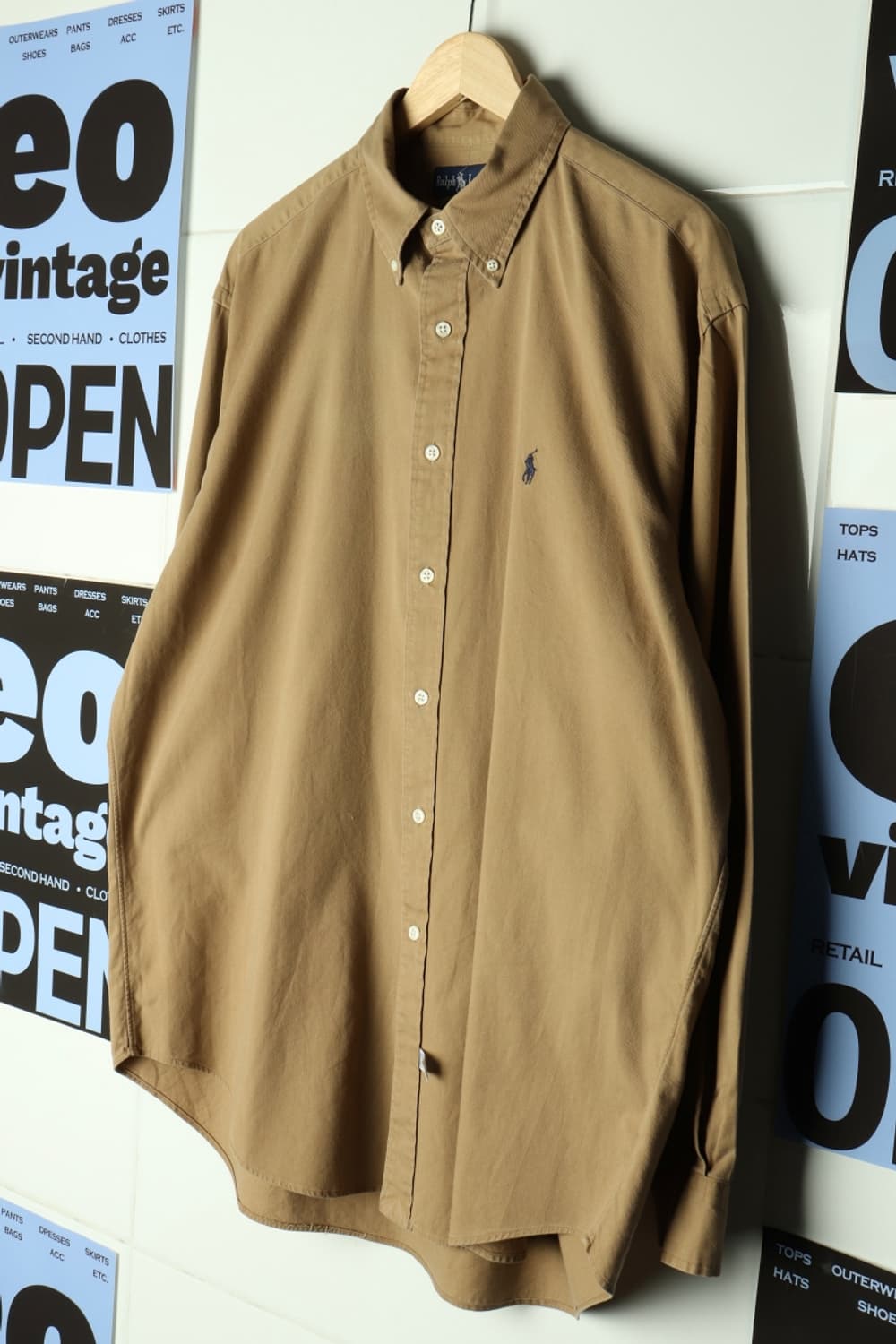 (L-3XL) 폴로 랄프로렌 셔츠 남방 USA 무지 된장-H31849 상품이미지1