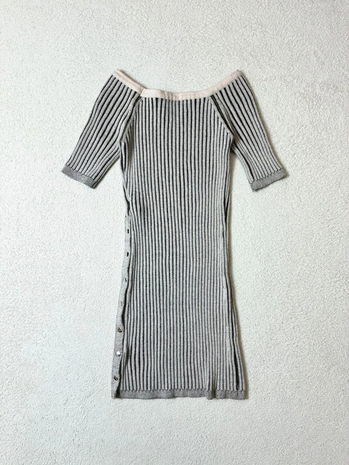 더오픈프로덕트 22ss 리브드 골지 원피스 PN6947 상품이미지6